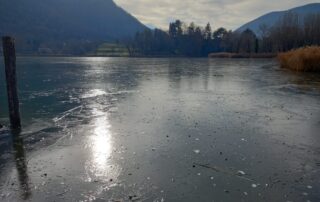 Lago di Endine magia d'inverno i panorami