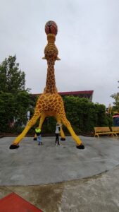 Foresta nera con i bambini: Legoland, la giraffa gigantesca