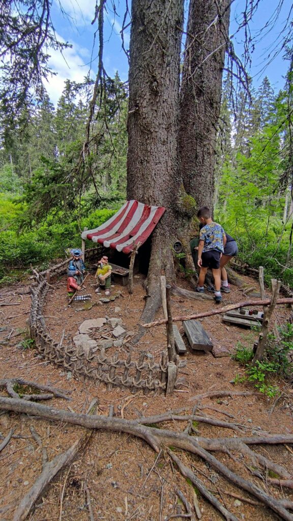 Foresta nera con i bambini - il sentiero degli gnomi - le stazioni