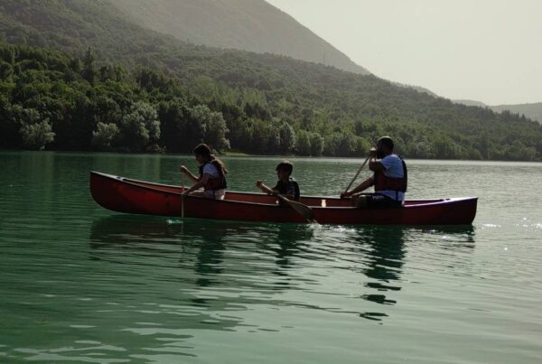 Lago di Barrea in Canoa