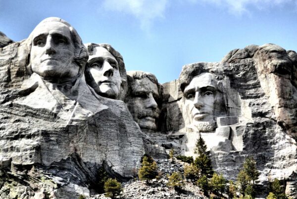 Monte Rushmore facce presidenti americani