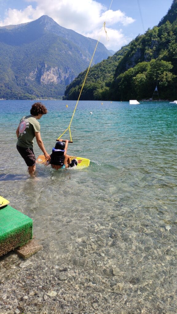 Lago di Ledro - wakeboard