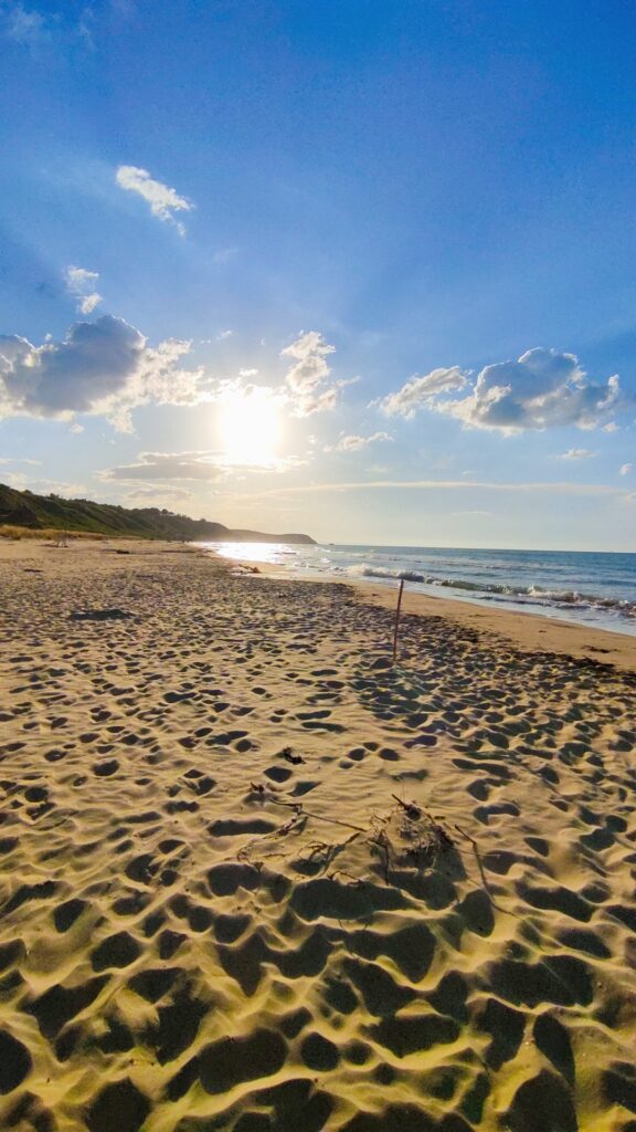 Le spiagge più belle d'Abruzzo, Punta Penna il tramonto