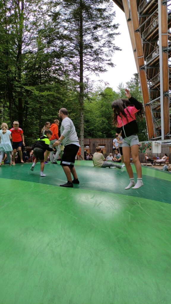 Bosco avventura foresta nera il trampolino