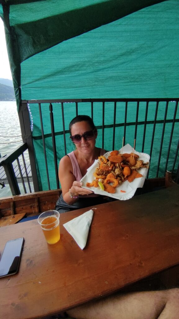 Piccioli a Marone e il pesce fritto